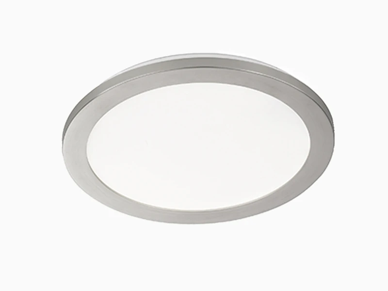 Fischer & Honsel Dimmbare LED Deckenleuchte GOTLAND Ă 30cm, IP44, Nickel Matt â Bild 2