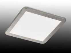 Fischer & Honsel Dimmbare LED Deckenleuchte GOTLAND Für Das Badezimmer, IP44, Viereckig