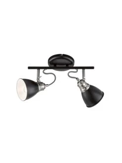 Deckenleuchte In Schwarz - (L)35 X (B)12,5 Cm