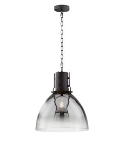 Hängeleuchte In Grau - Ø 42 Cm