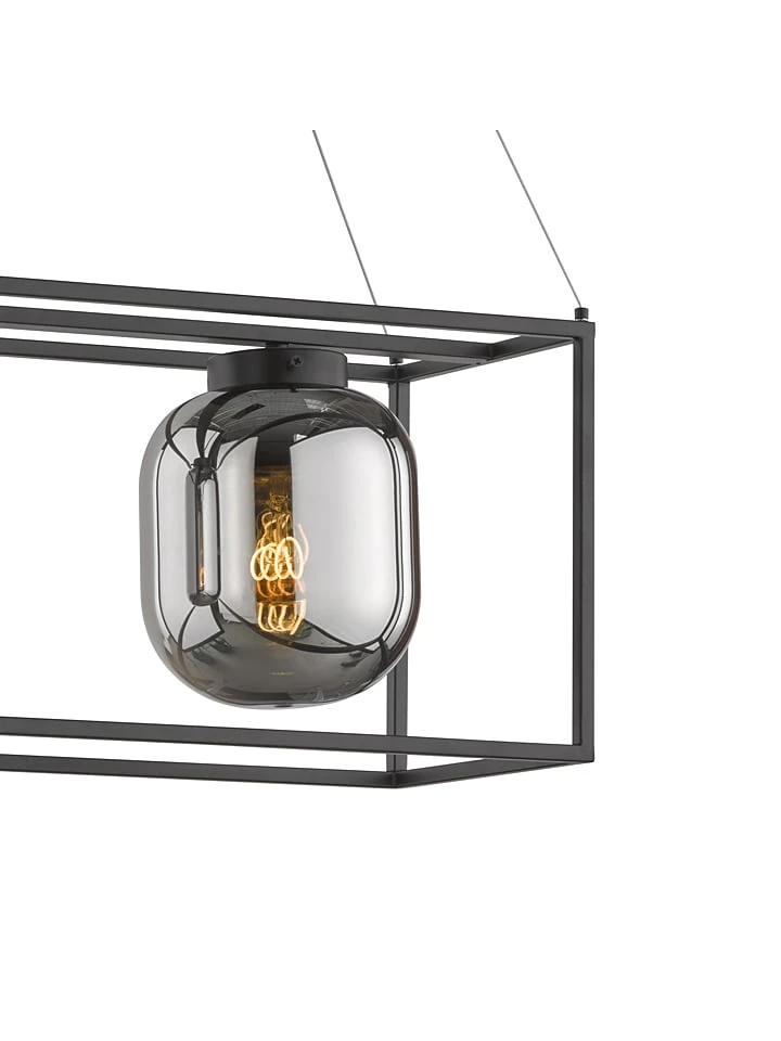 Hängeleuchte In Schwarz - (L)90 X (B)20 Cm – Bild 3