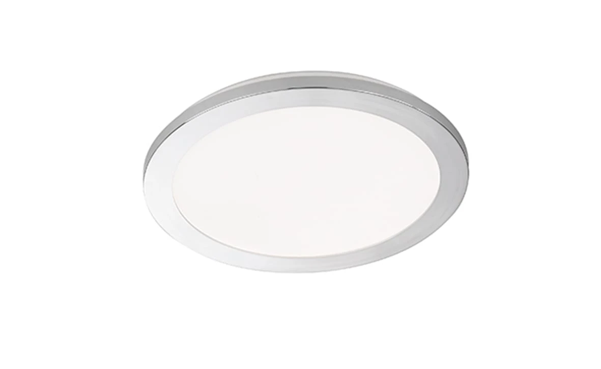 LED-Badleuchte Gotland In Chromfarben / Weiß - (H)3 X (D)30 Cm