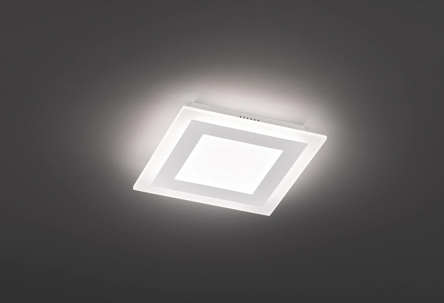 LED-Deckenleuchte Gorden In Weiß / Satiniert - (L)32 X (B)32 X (H)4,9 Cm – Bild 2