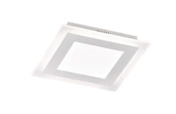 LED-Deckenleuchte Gorden In Weiß / Satiniert - (L)32 X (B)32 X (H)4,9 Cm