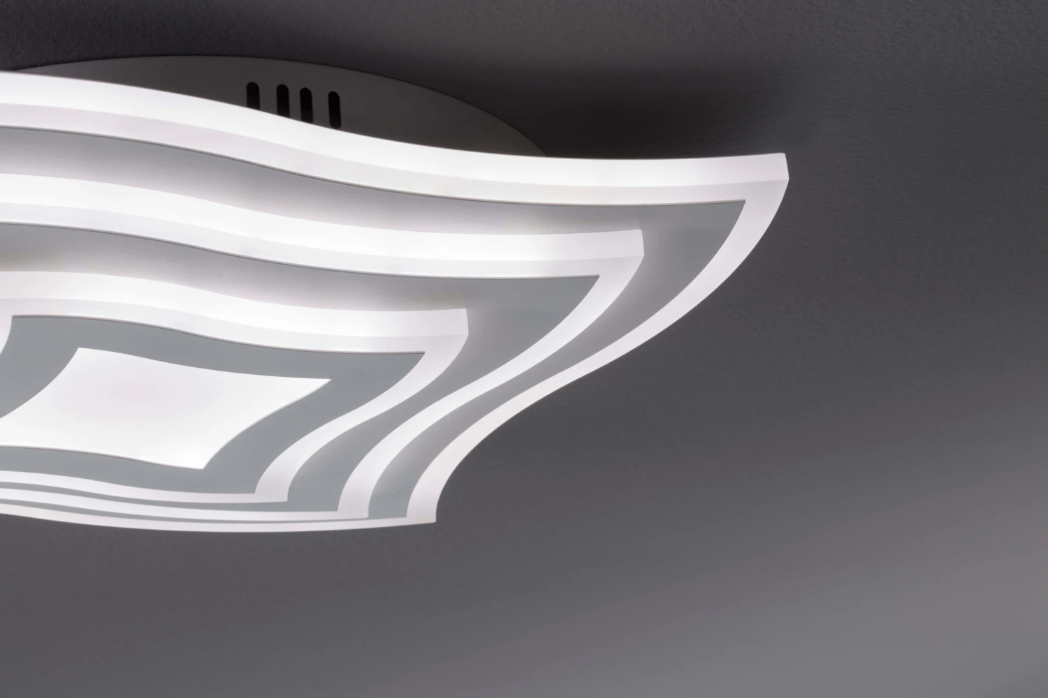 LED-Deckenleuchte Gorden In Weiß / Satiniert - (L)43 X (B)43 X (H)6 Cm – Bild 2