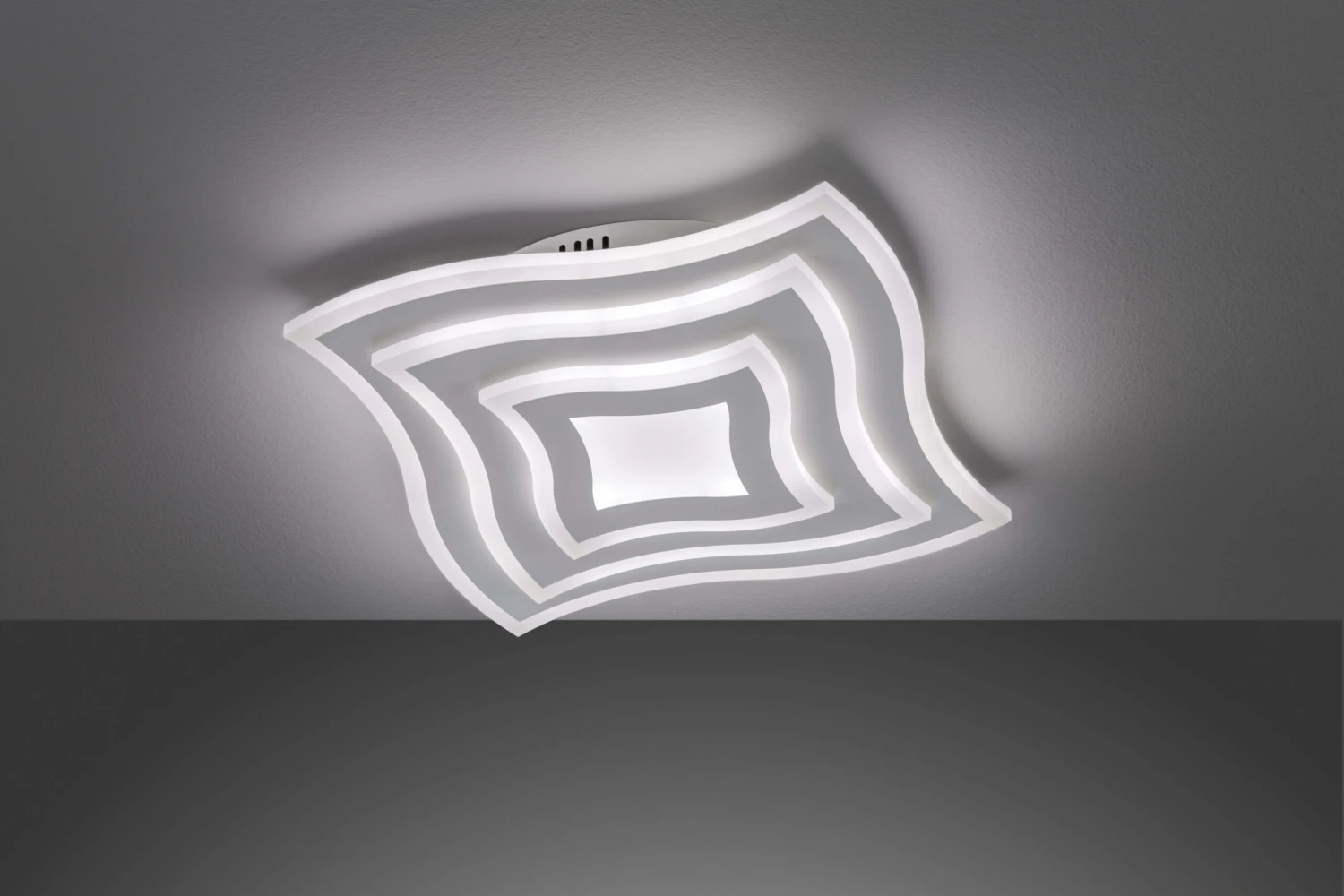 LED-Deckenleuchte Gorden In Weiß / Satiniert - (L)43 X (B)43 X (H)6 Cm – Bild 3