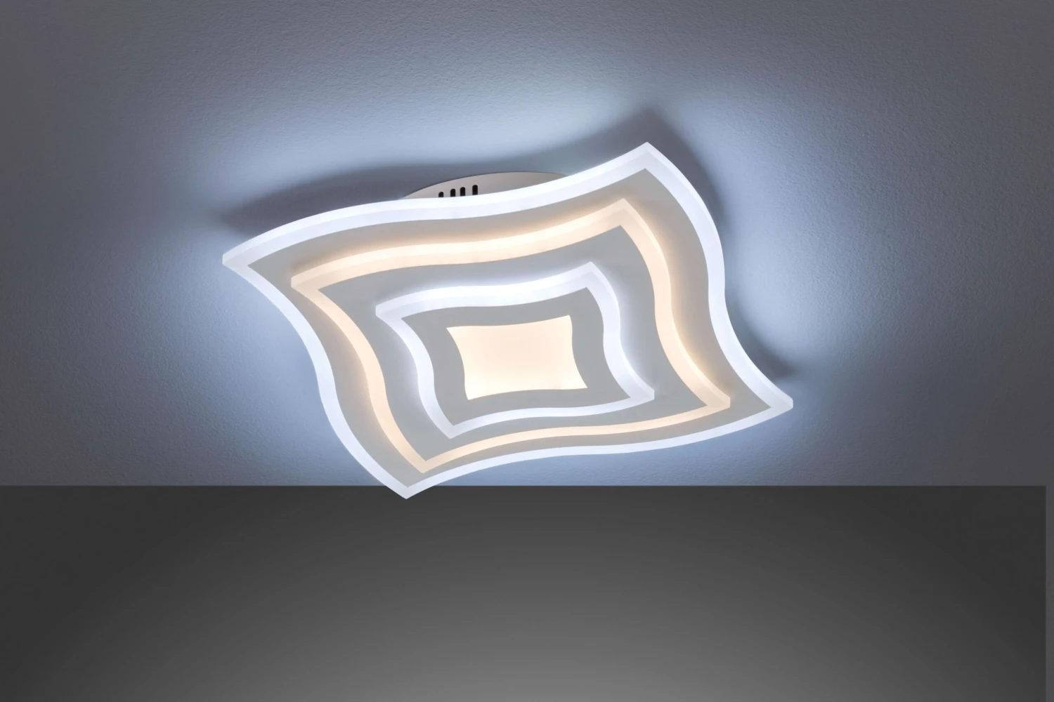 LED-Deckenleuchte Gorden In Weiß / Satiniert - (L)43 X (B)43 X (H)6 Cm – Bild 9
