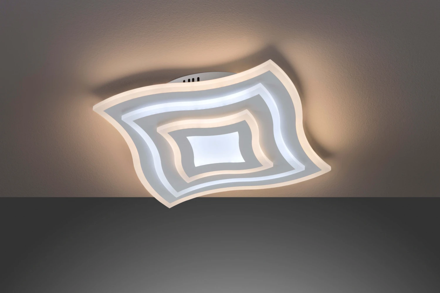 LED-Deckenleuchte Gorden In Weiß / Satiniert - (L)43 X (B)43 X (H)6 Cm – Bild 10