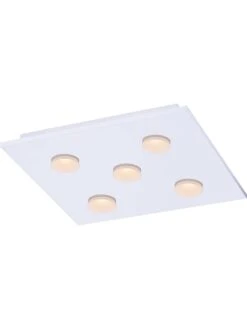LED-Deckenleuchte In Weiß - (B)44 X (T)44 Cm