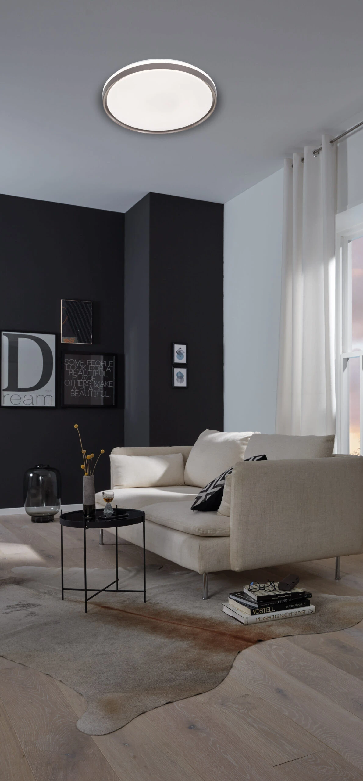 LED-Deckenleuchte Jaso BS In Cappuccinofarben / Weiß - (H)7,5 X (D)49 Cm – Bild 3