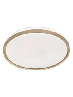 LED-Deckenleuchte "Jaso" In Gold/ Weiß - Ø 49 Cm