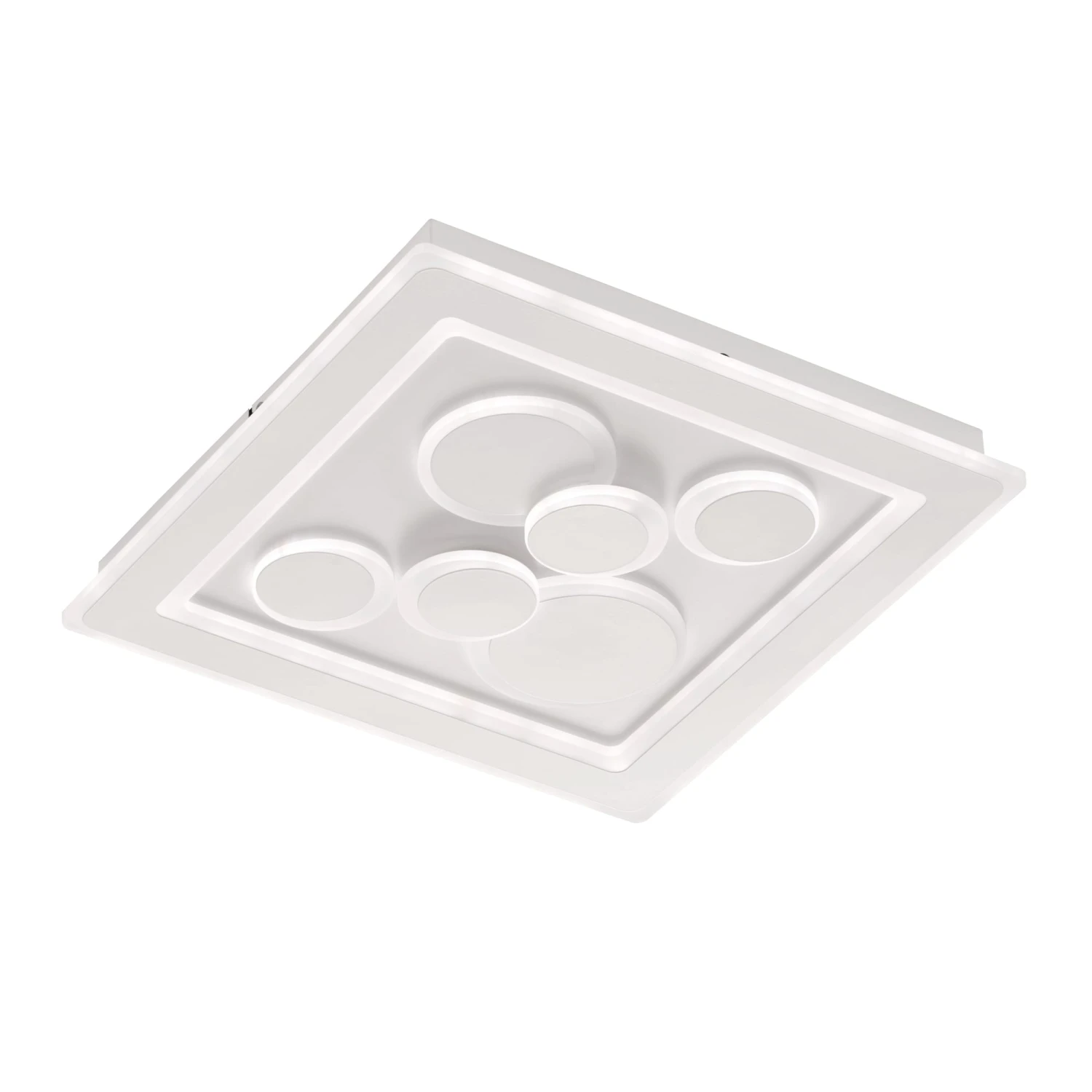 LED-Deckenleuchte Ratio In Weiß - (L)50,1 X (B)50,1 X (H)5,3 Cm