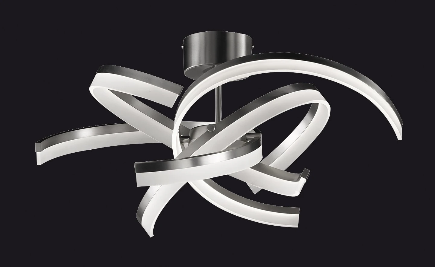 LED-Deckenleuchte Sund TW In Nickelfarben - (H)28,5 X (D)65 Cm – Bild 2