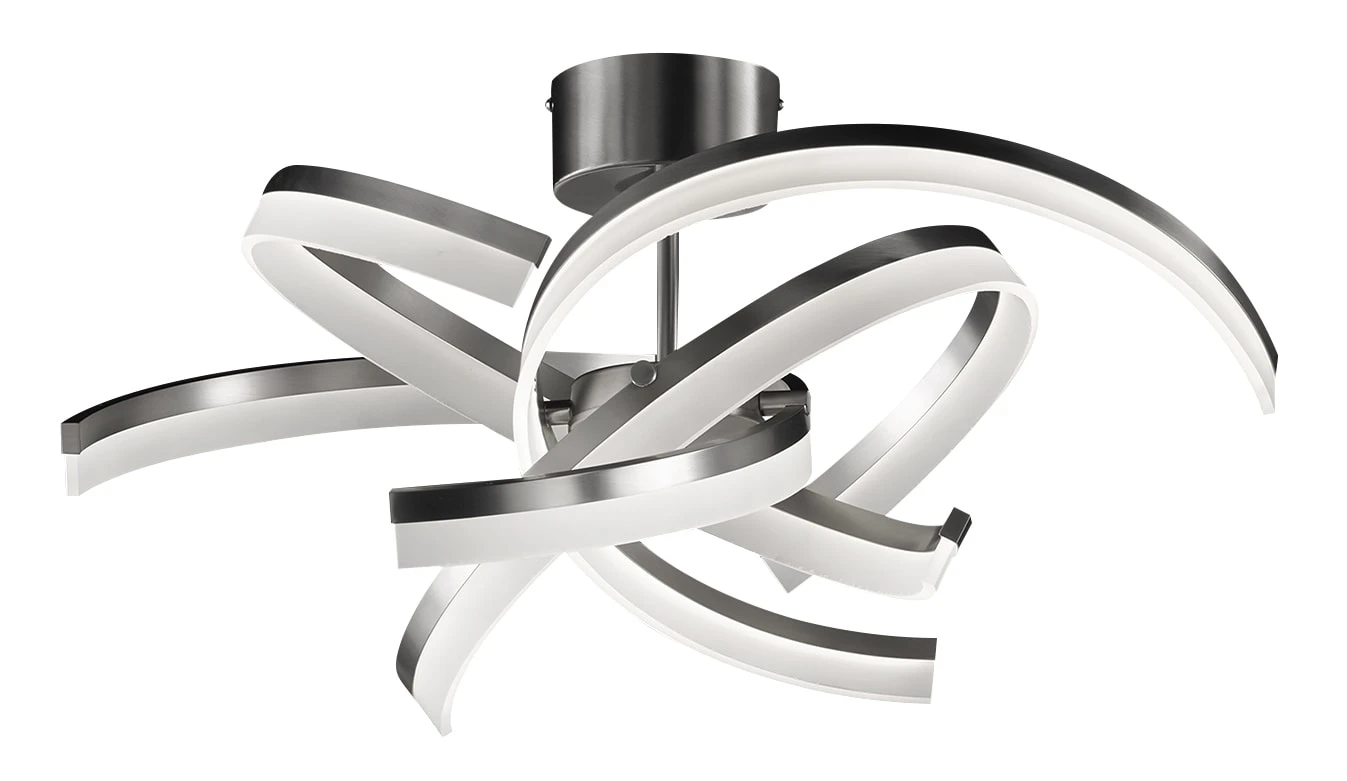 LED-Deckenleuchte Sund TW In Nickelfarben - (H)28,5 X (D)65 Cm