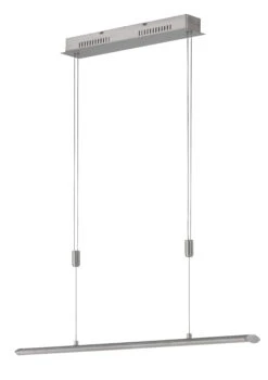 LED-Pendelleuchte Beat TW In Aluminium-/nickel -(L)85 X (B)8 X (H)100-160cm