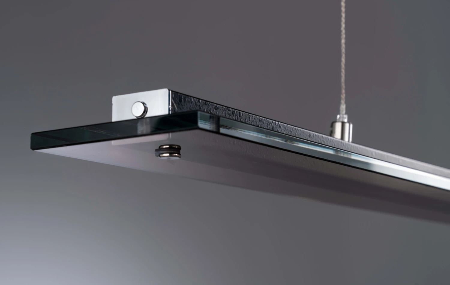 LED-Pendelleuchte Tenso TW In Sandschw./chromfarben - (L)64 X (B)9 X (H)80-150cm – Bild 3