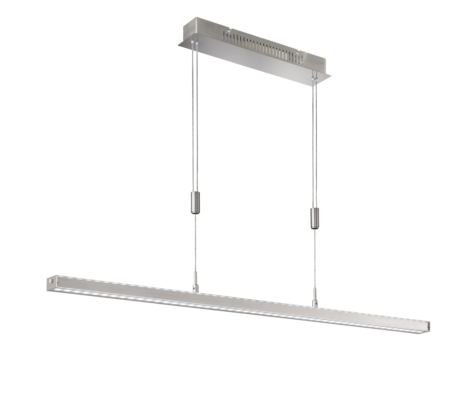 LED-Pendelleuchte Vitan TW In Nickelfarben - (L)150 X (B)7 X (H)90 - 150 Cm