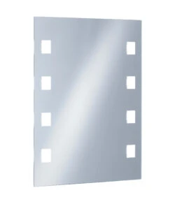 LED-Spiegelleuchte Spiegel In Silberfarben - (L)70 X (B)56 X (H)4 Cm