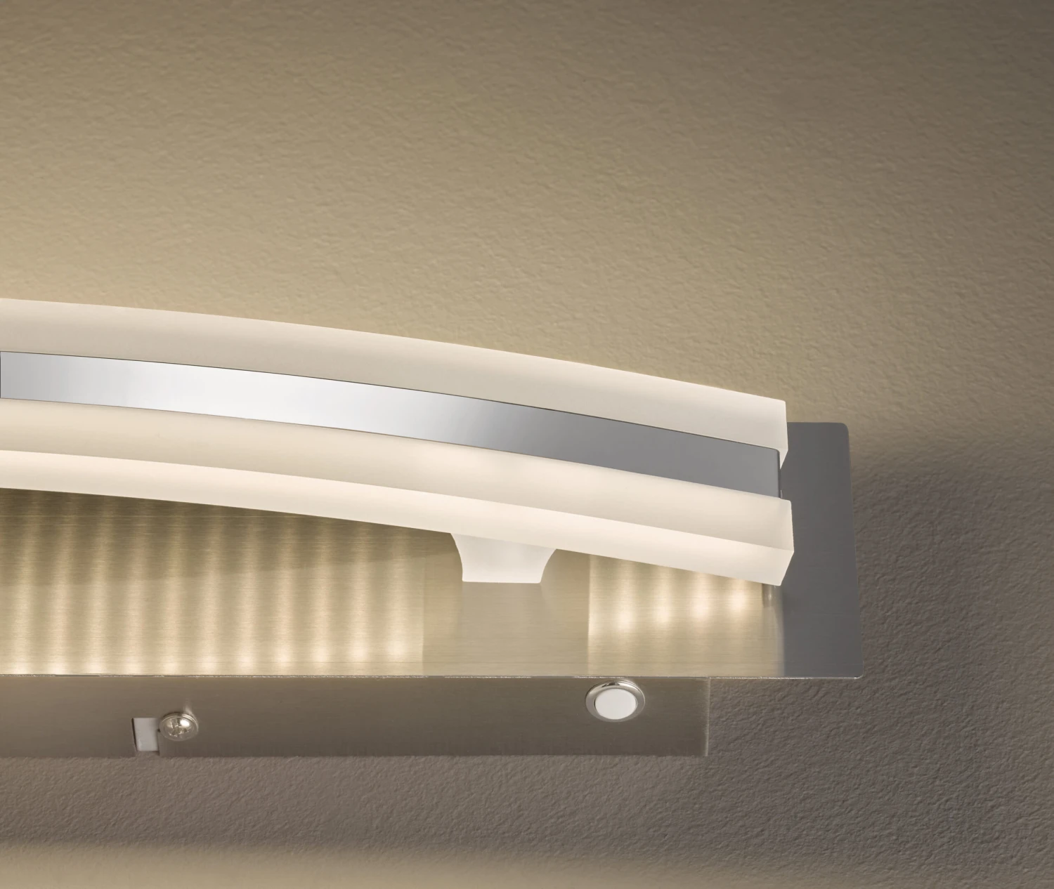 LED-Wandleuchte Kos TW In Nickelfarben / Chromfarben - (L)9 X (B)48 X (H)7,5 Cm – Bild 3