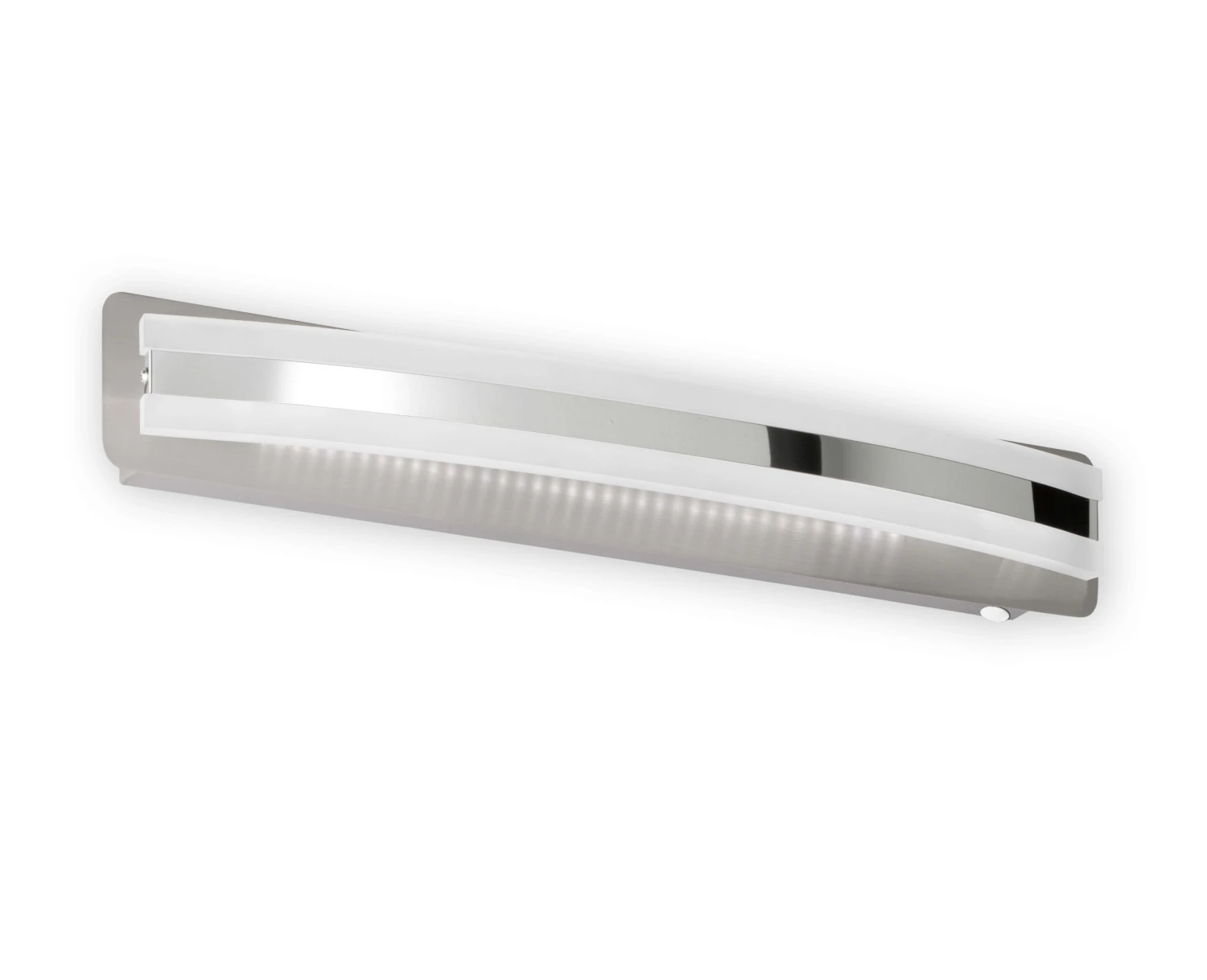 LED-Wandleuchte Kos TW In Nickelfarben / Chromfarben - (L)9 X (B)48 X (H)7,5 Cm