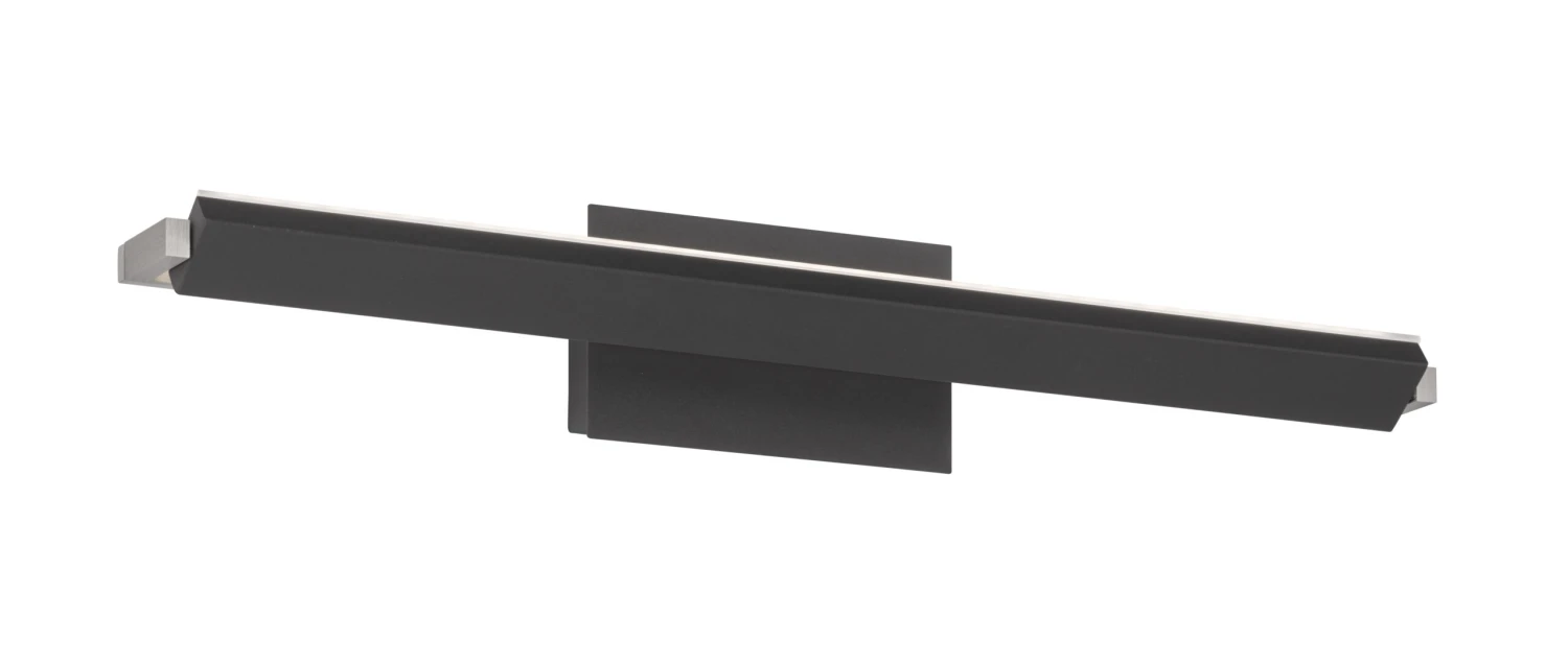 LED-Wandleuchte Pare TW In Sandschwarz / Weiß - (L)11 X (B)60 X (H)10 Cm