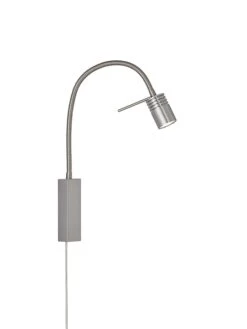 LED-Wandleuchte "River" In Nickel - (B)4 X (H)40 Cm