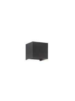 LED-Wandleuchte Wall In Schwarz - (L)11 X (B)10 X (H)10 Cm