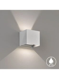 LED-Wandleuchte "Wall" In Weiß - (B)10 X (H)10 Cm