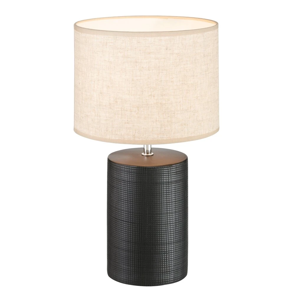 Fischer & Honsel Bois Tischleuchte Schwarz, 1-flammig – Bild 3