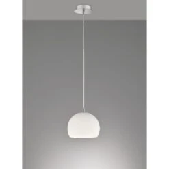 Fischer & Honsel Bow Pendelleuchte Nickel-Matt, 1-flammig