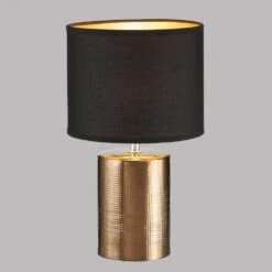 Fischer & Honsel Bronz Tischleuchte Bronze, 1-flammig