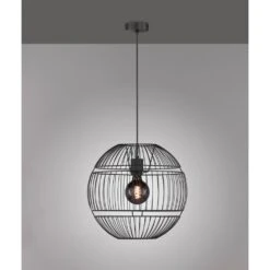 Fischer & Honsel Drops Pendelleuchte Schwarz, 1-flammig