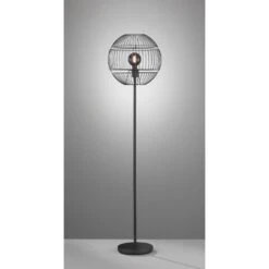 Fischer & Honsel Drops Stehleuchte Schwarz, 1-flammig