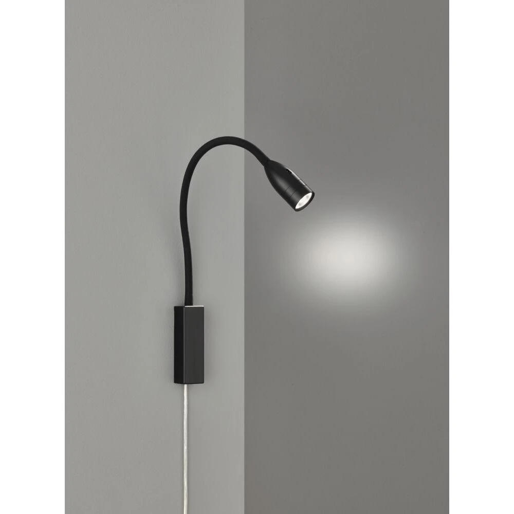 Fischer & Honsel Function Sten Wandleuchte LED Schwarz, 1-flammig – Bild 2