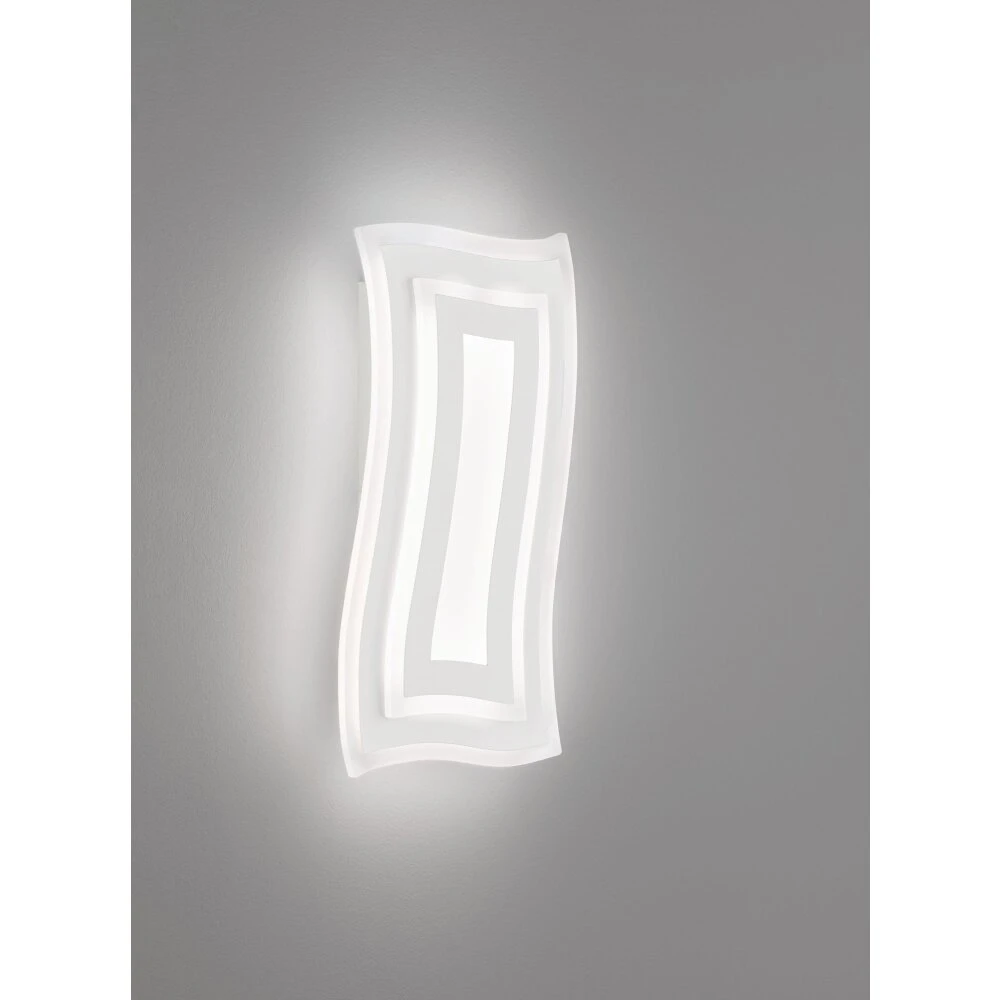 Fischer & Honsel Gorden Wandleuchte LED Weiß, 1-flammig – Bild 4