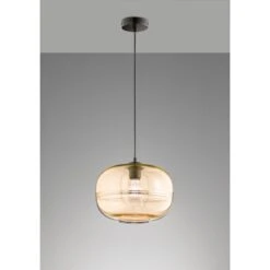 Fischer & Honsel Ink Hängeleuchte Schwarz, 1-flammig