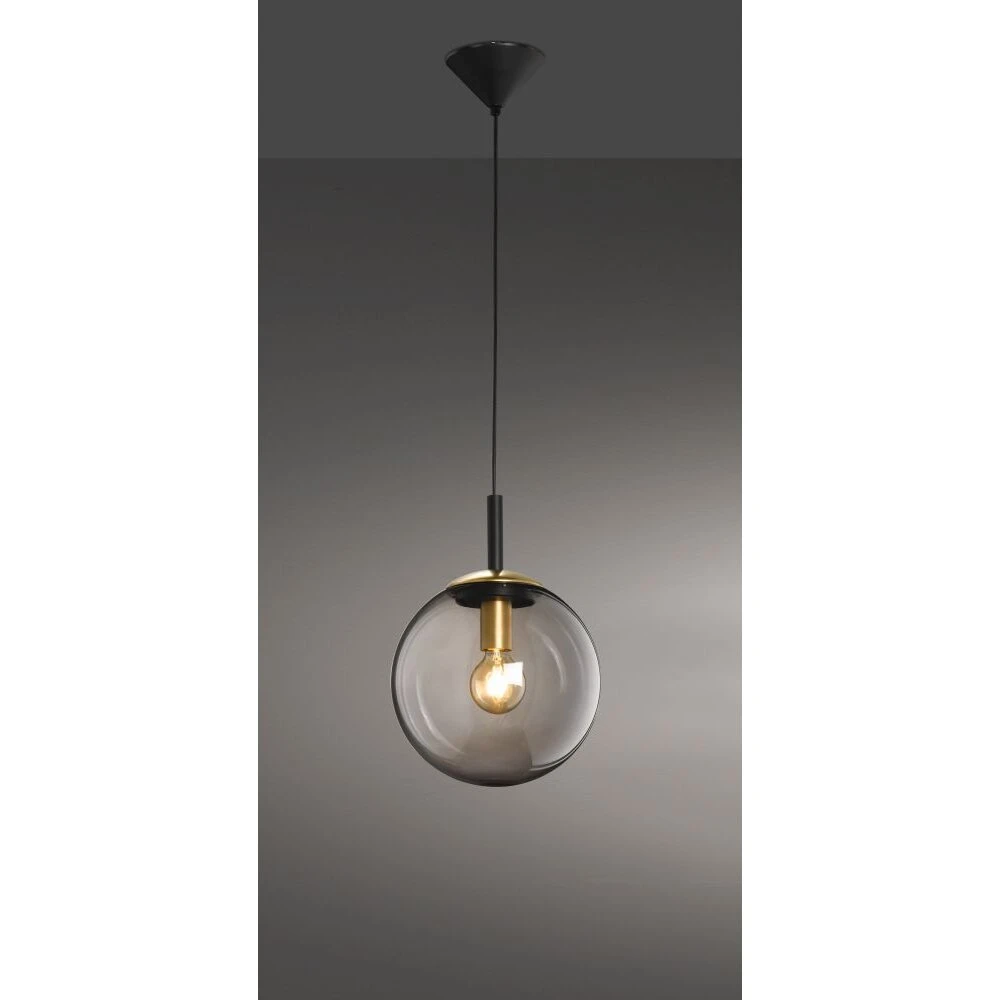 Fischer & Honsel Living Dini Pendelleuchte Schwarz, 1-flammig – Bild 2