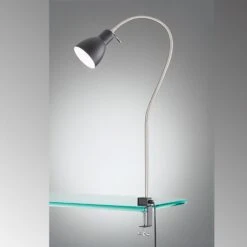 Fischer & Honsel Lolland Klemmleuchte Schwarz, 1-flammig