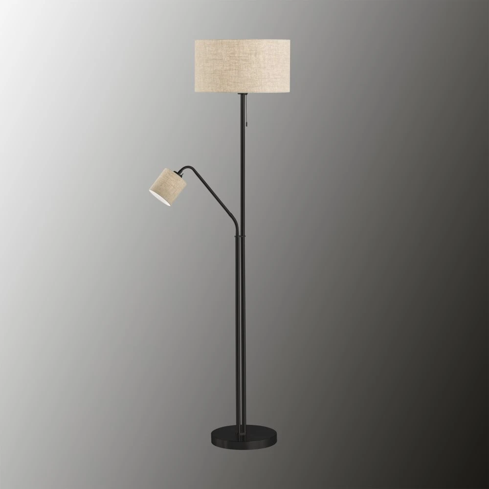 Fischer & Honsel Lotti Stehleuchte Schwarz, 3-flammig – Bild 2