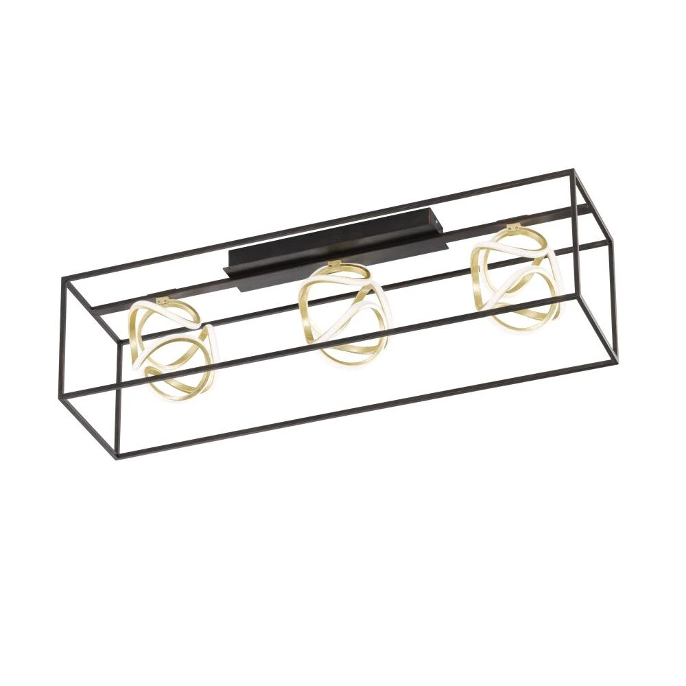 Fischer & Honsel Premium Gesa Deckenleuchte LED Schwarz, 1-flammig