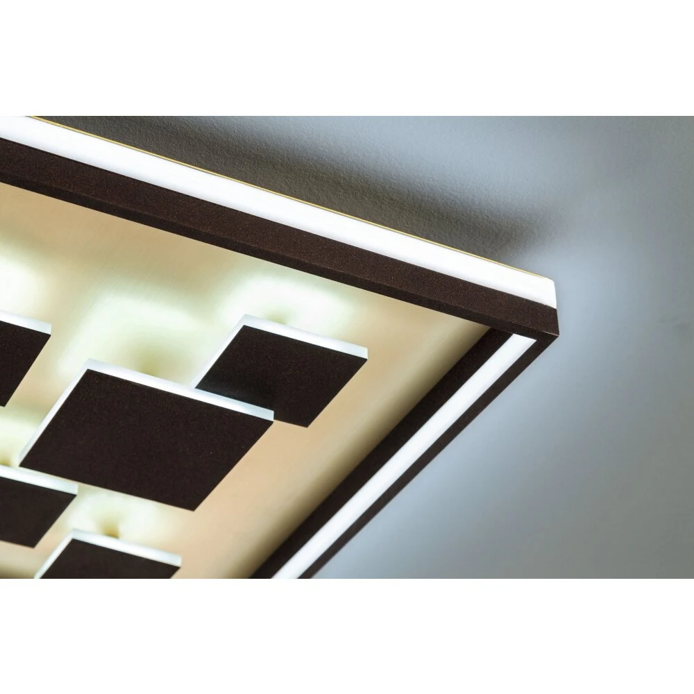 Fischer & Honsel Rico Deckenleuchte LED Braun, 1-flammig – Bild 3