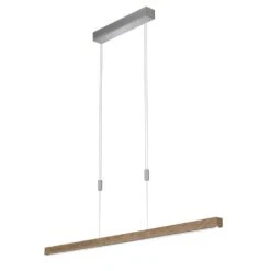 Fischer & Honsel STAßBURG Pendelleuchte LED Nickel-Matt, 1-flammig