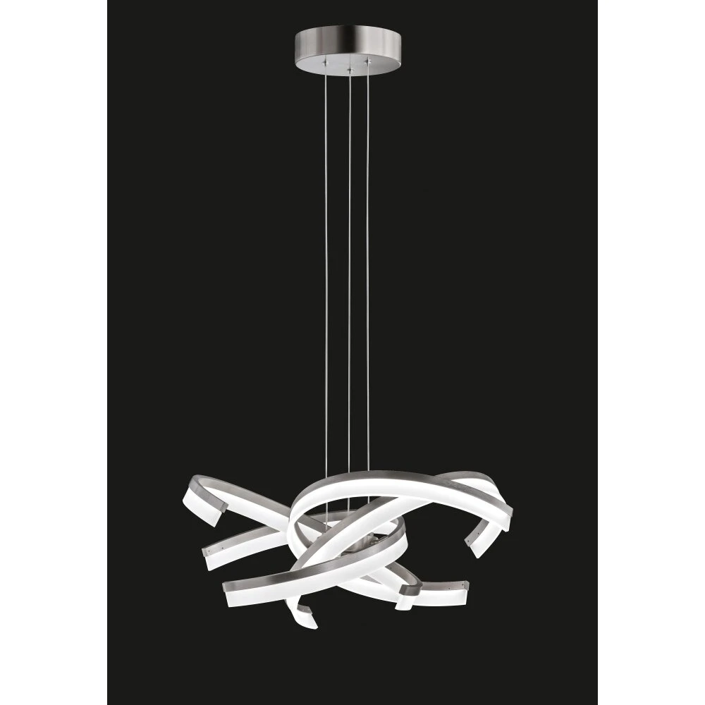 Fischer & Honsel Sund TW Pendelleuchte LED Nickel-Matt, 4-flammig