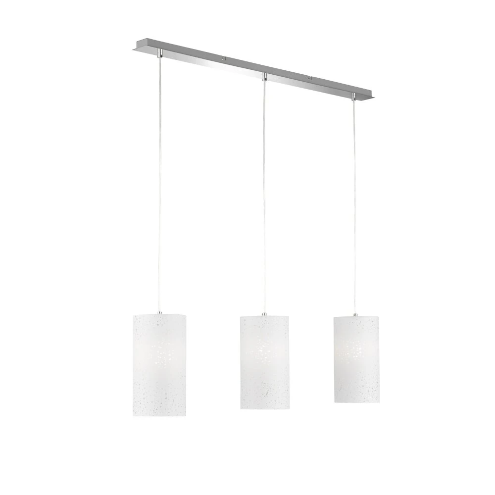 Fischer & Honsel Thor Pendelleuchte Chrom, 3-flammig – Bild 2