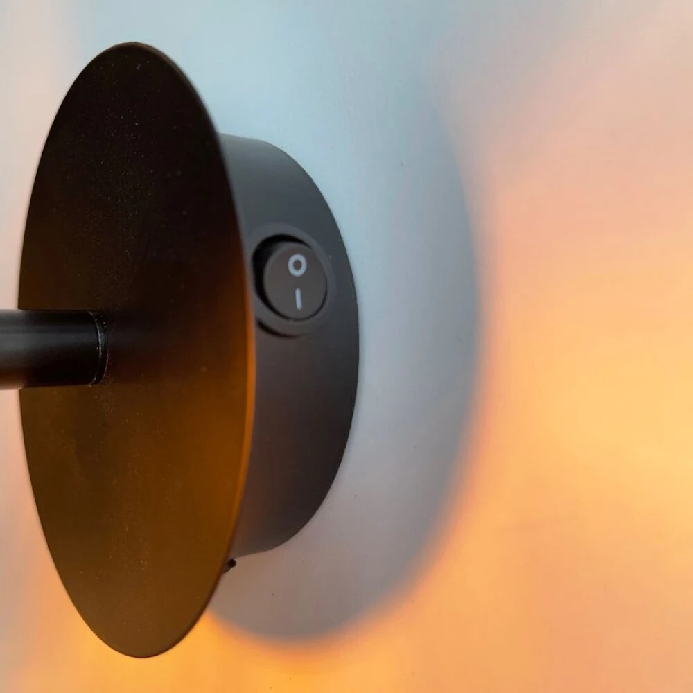 Fischer & Honsel Tilda Wandleuchte Schwarz, 1-flammig – Bild 5