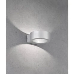 Fischer & Honsel Torres Außenwandleuchte LED Silber, 1-flammig