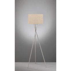 Fischer & Honsel Wotan Stehleuchte Nickel-Matt, 3-flammig