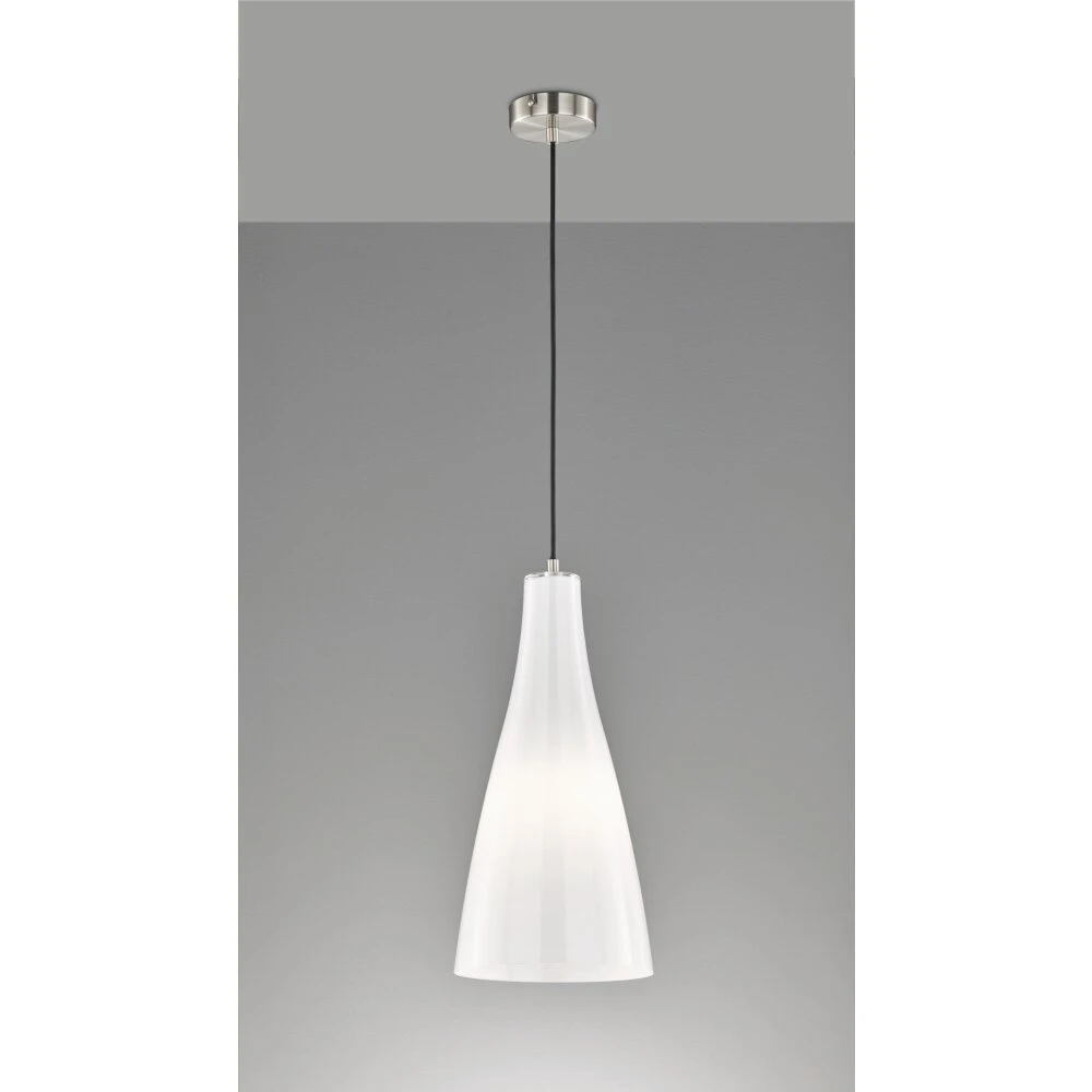 Fischer & Honsel Zeal Pendelleuchte Nickel-Matt, 1-flammig