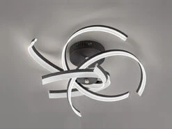 Fischer & Honsel Große LED Deckenleuchte SUND Dimmbar Mit Fernbedienung & Tunable White