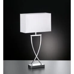 Honsel Anni Tischleuchte Chrom, 1-flammig